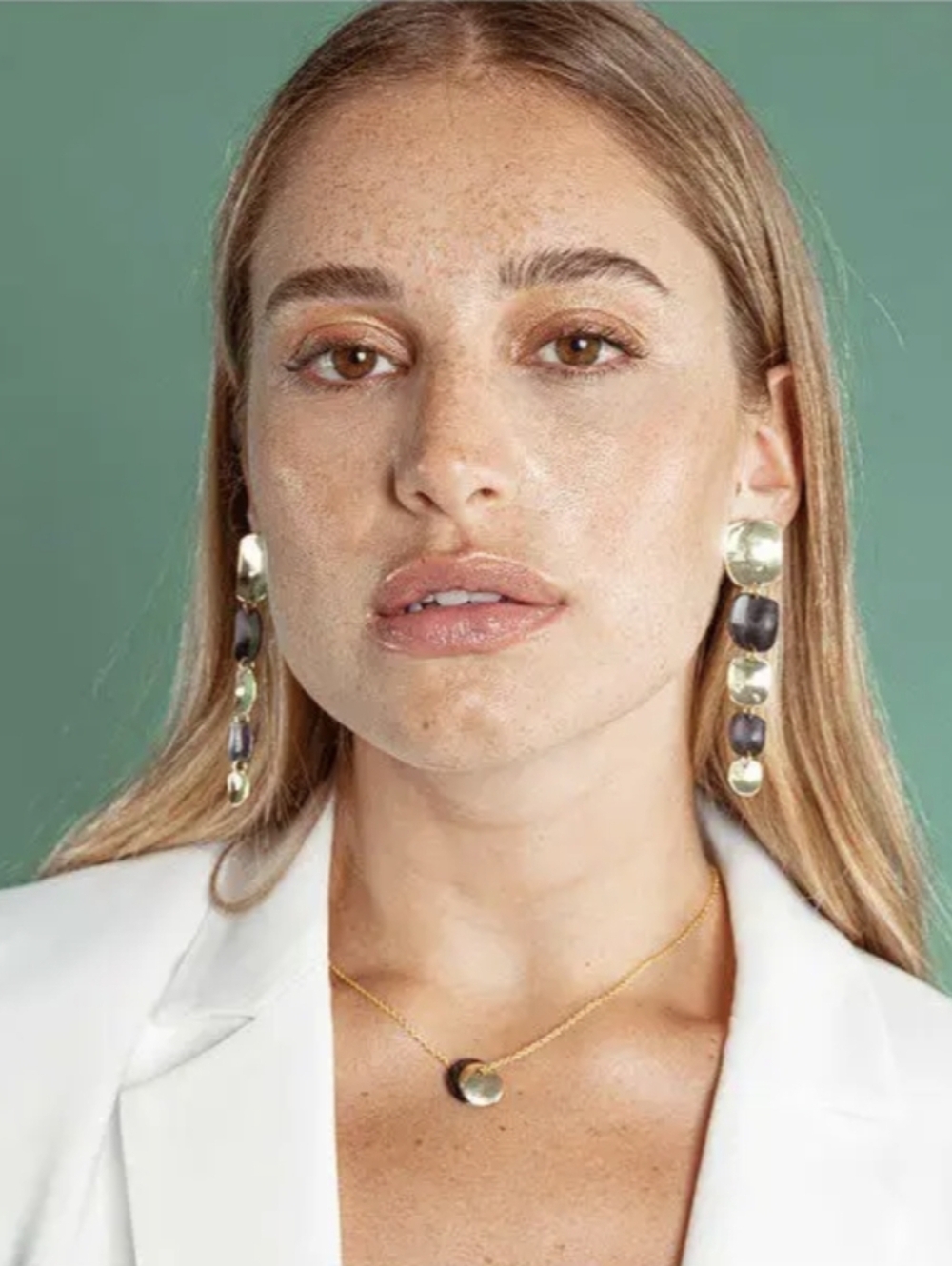SOKO Mixed Media Drop Earrings